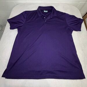 Men’s PGA Purple Golf Shirt, XXL
